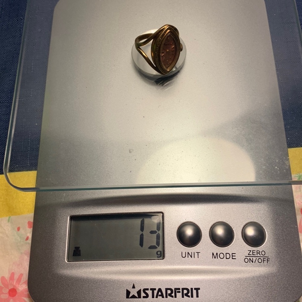 Stamped 585 watch ring - Picture 5 of 8